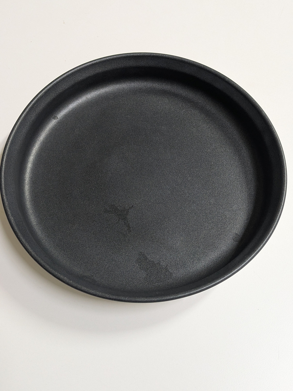 Corning Ware F-3-B 10" White Ceramic non Stick coating Round Pie Dish Safe rare